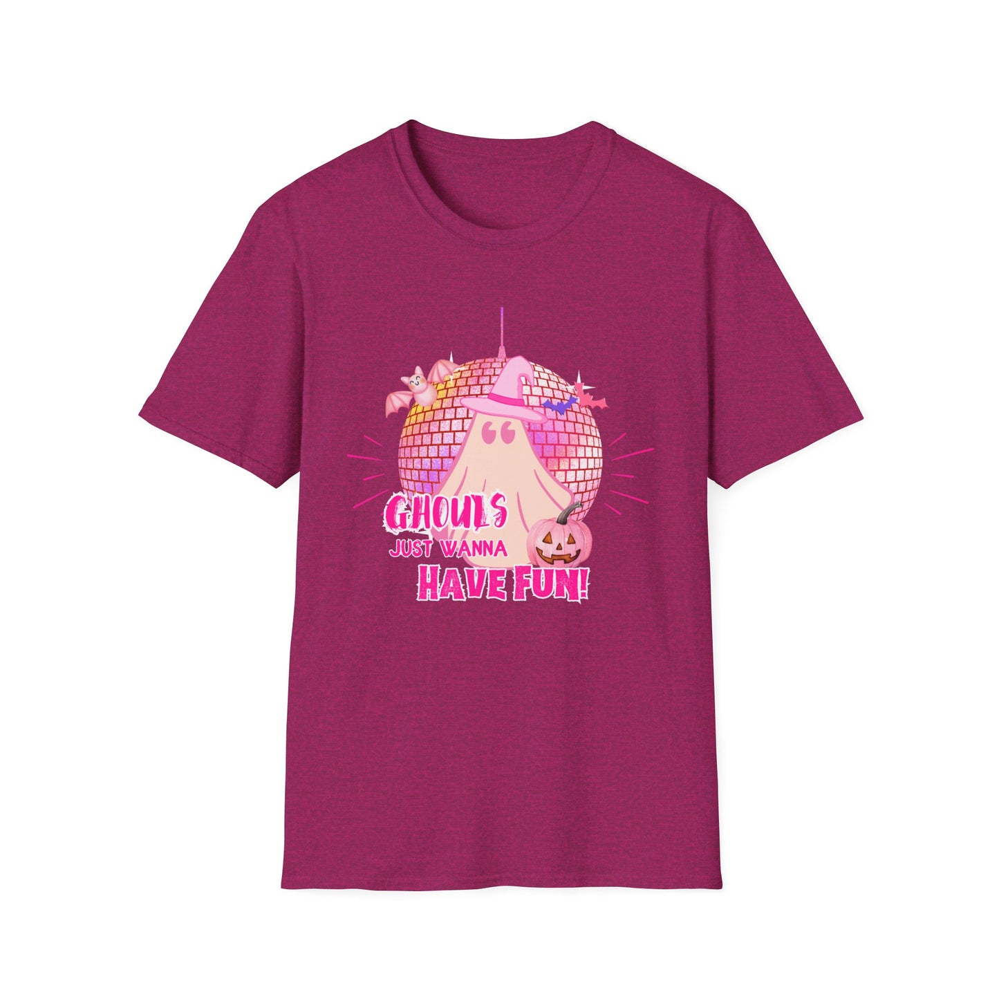Ghouls Just Wanna Have Fun Cute Disco Ghost T-Shirt