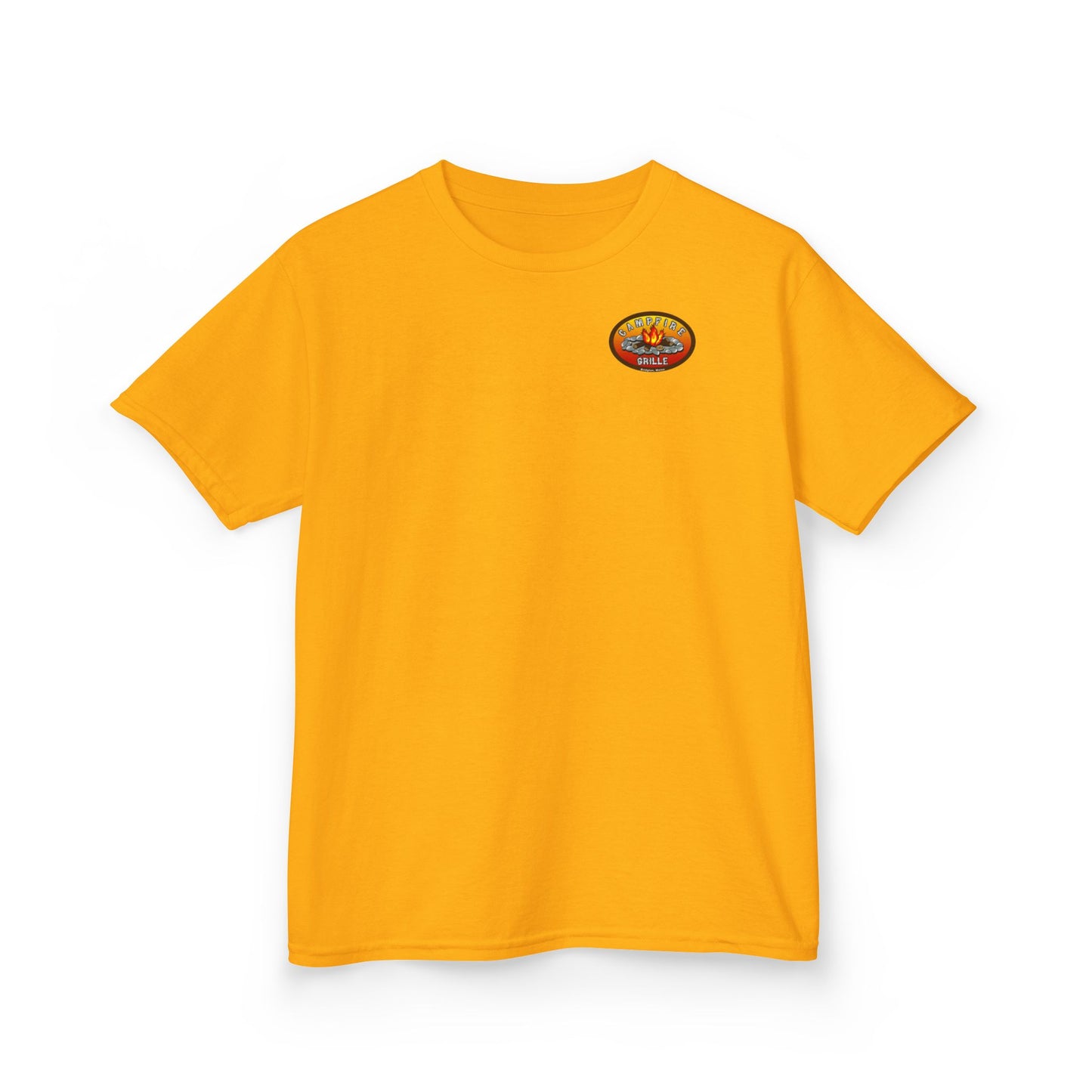 Kids Campfire Grille Tee, Kid's Shirt, Summer Camp Outfit, Outdoor Fun Apparel, Gift for Nature Lovers, Family BBQ