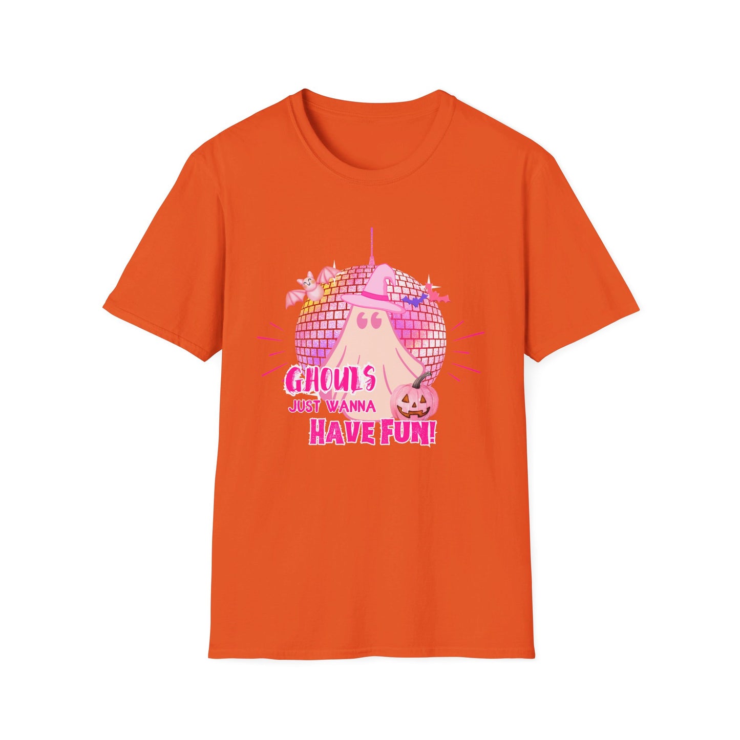 Ghouls Just Wanna Have Fun Cute Disco Ghost T-Shirt