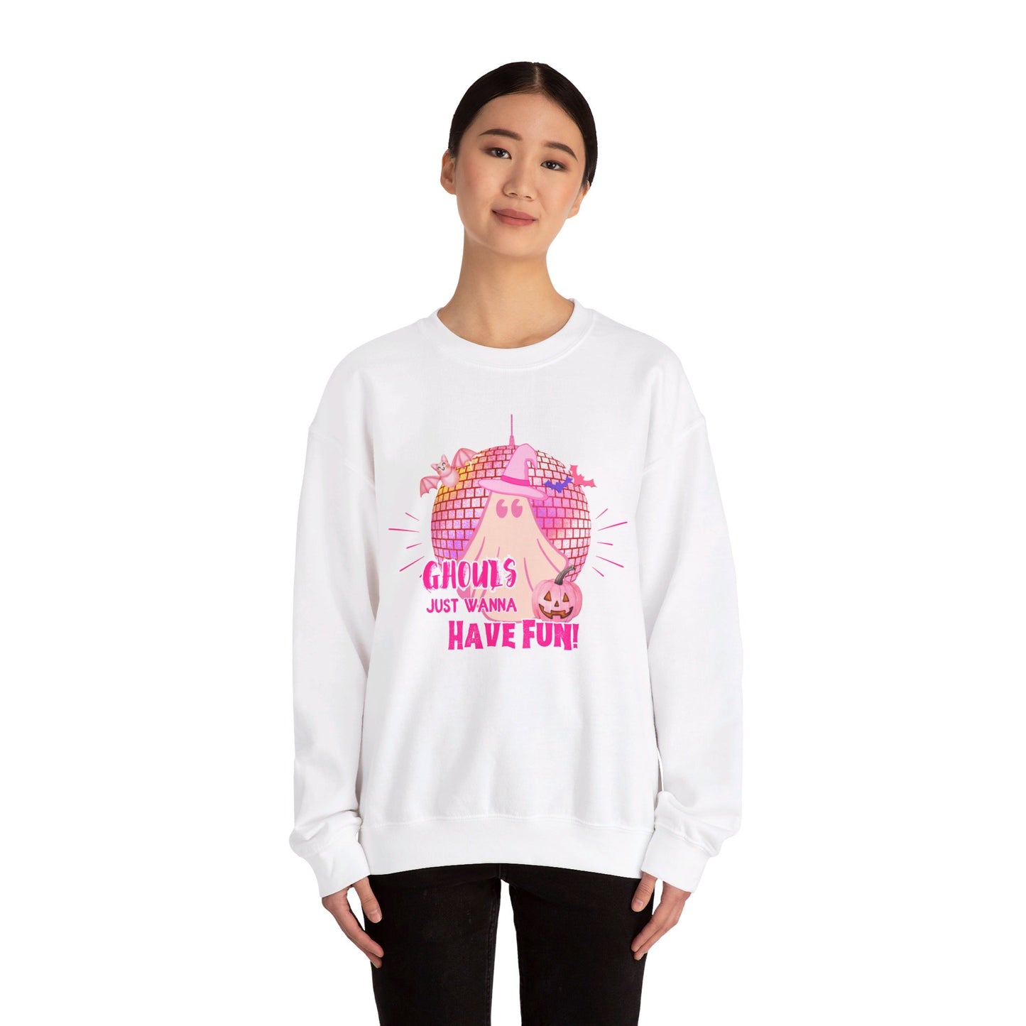 Ghouls Just Wanna Have Fun Disco Halloween Party Sweatshirt