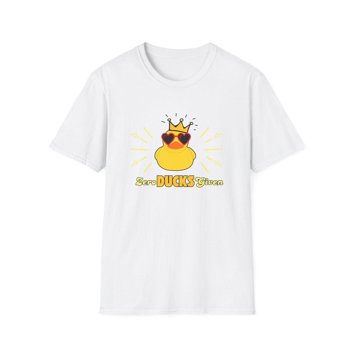 Zero Ducks Given Funny Ducky T-Shirt