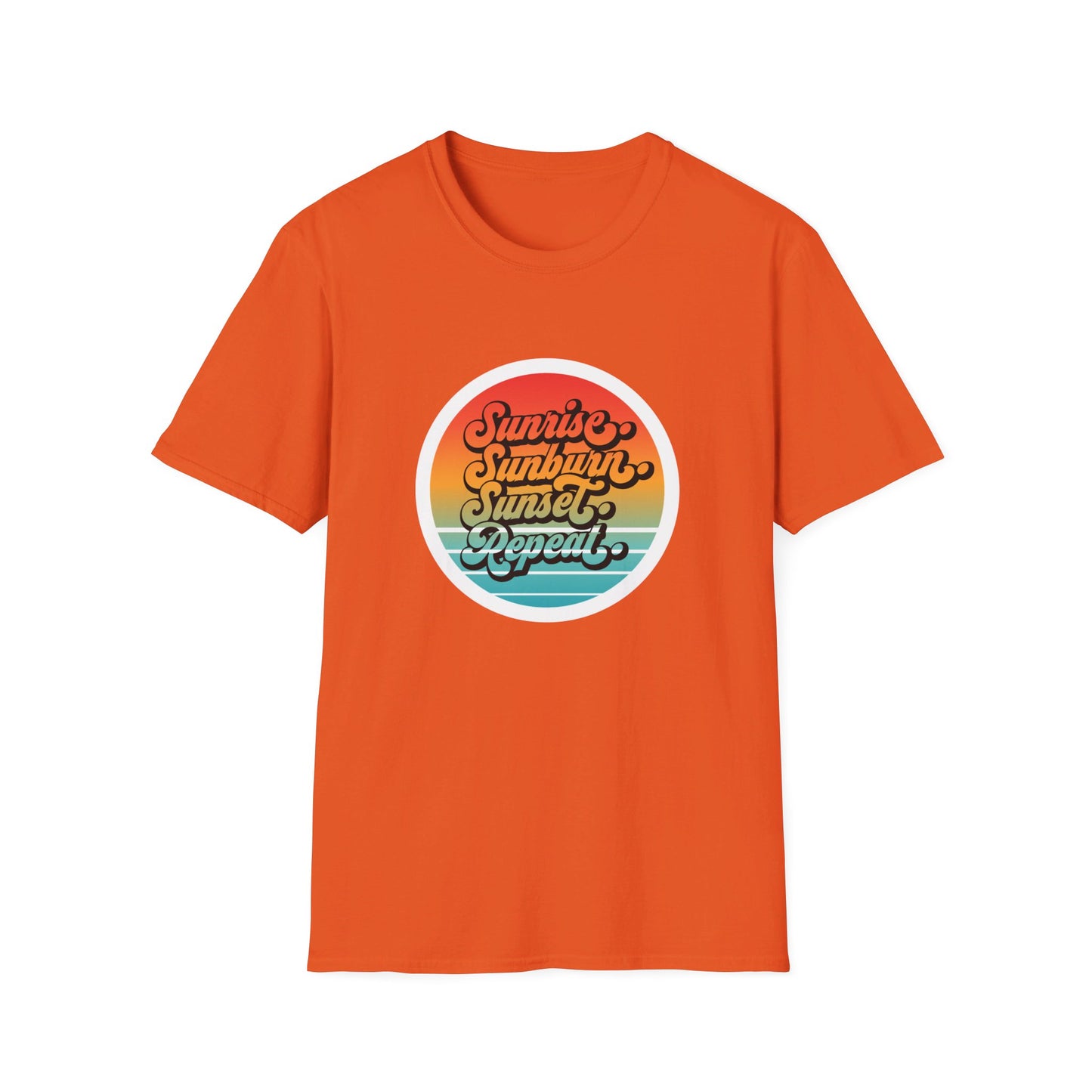 Sunrise, Sunburn, Sunset, Repeat Summer Vacation T-Shirt