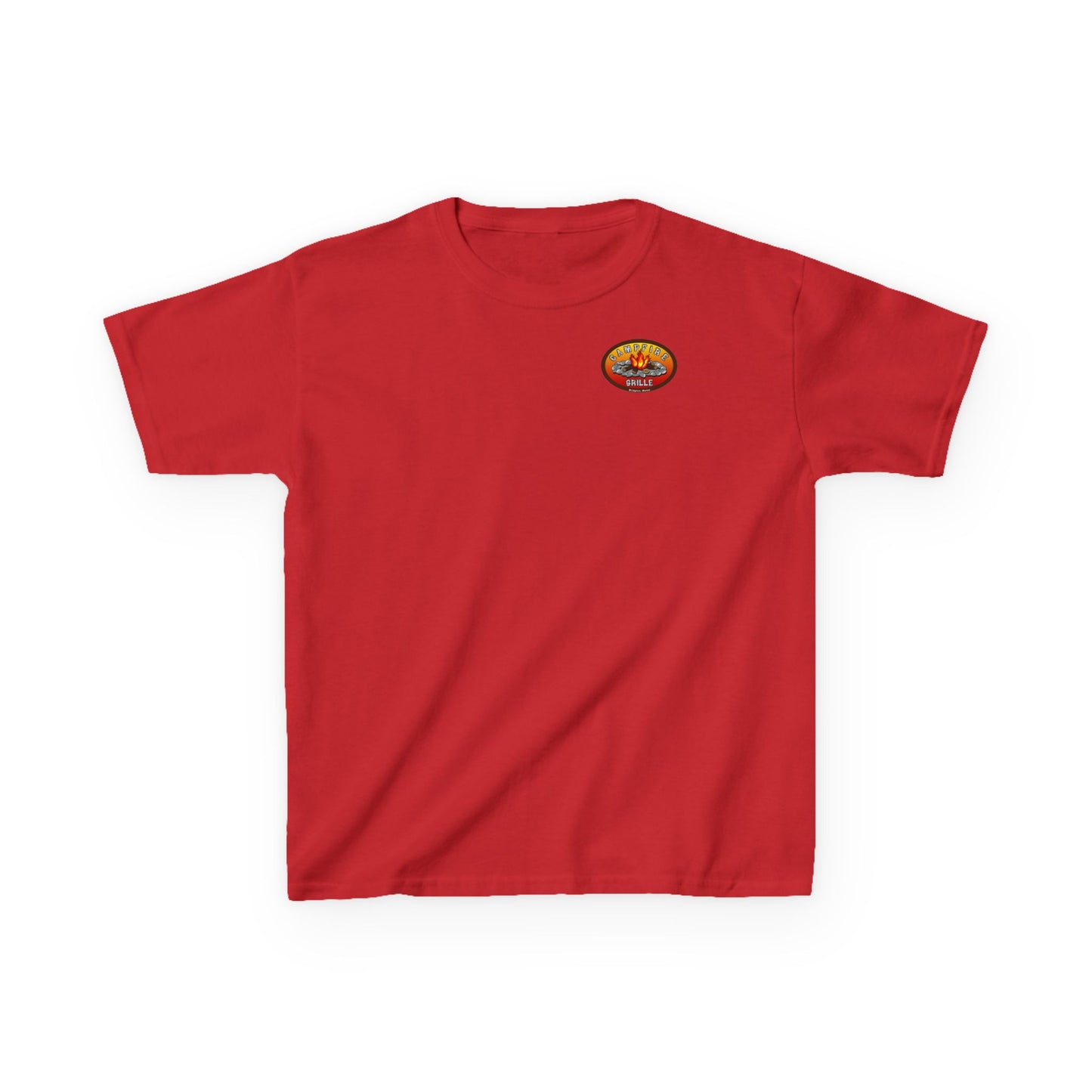 Kids Campfire Grille Tee, Kid's Shirt, Summer Camp Outfit, Outdoor Fun Apparel, Gift for Nature Lovers, Family BBQ