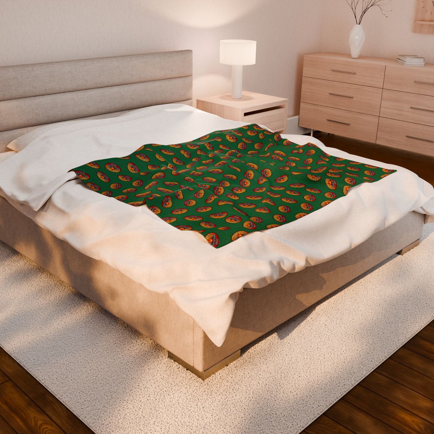 Cozy Campfire Plush Blanket – Cozy Gift for Home, Kids Room Decor, Holiday Snuggle, Warmth for Every Occasion