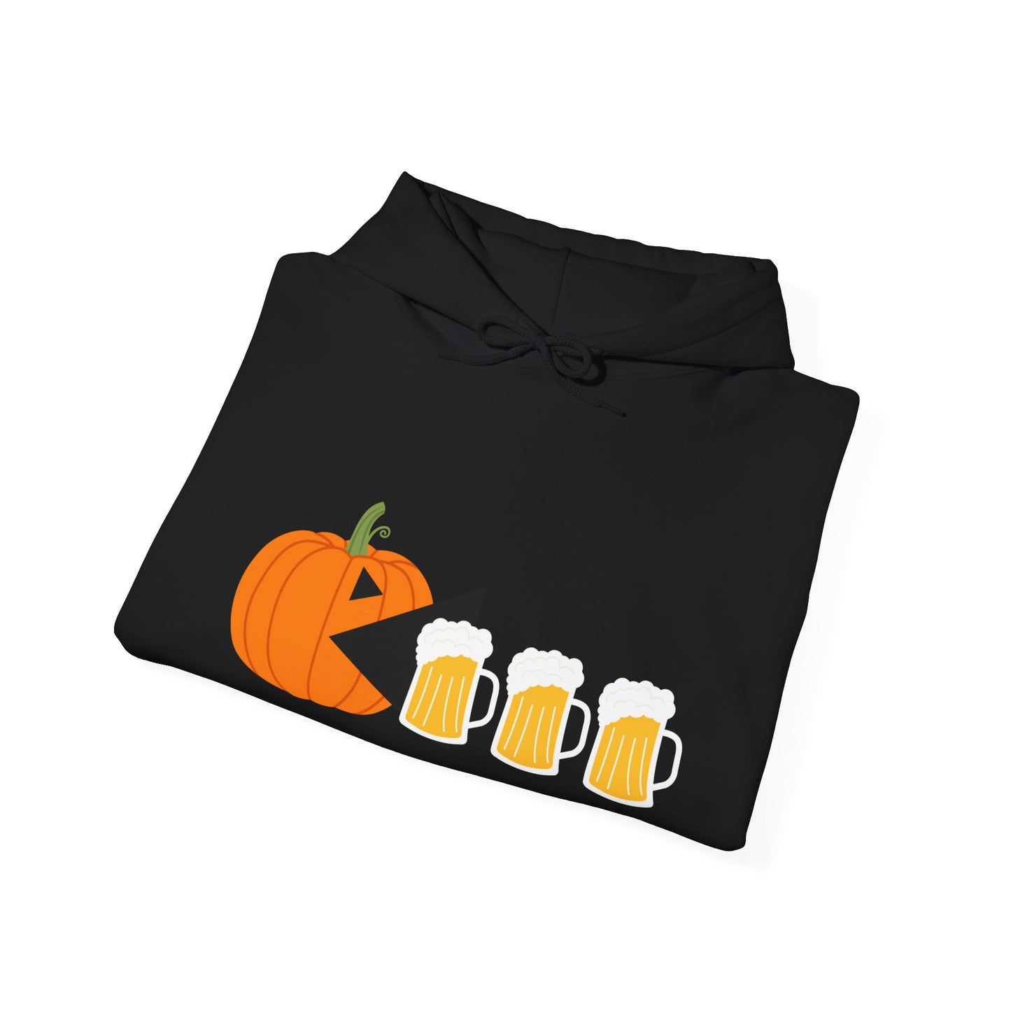 Chasing Down Beer  Funny Vintage Game Inspired Halloween Hoodie