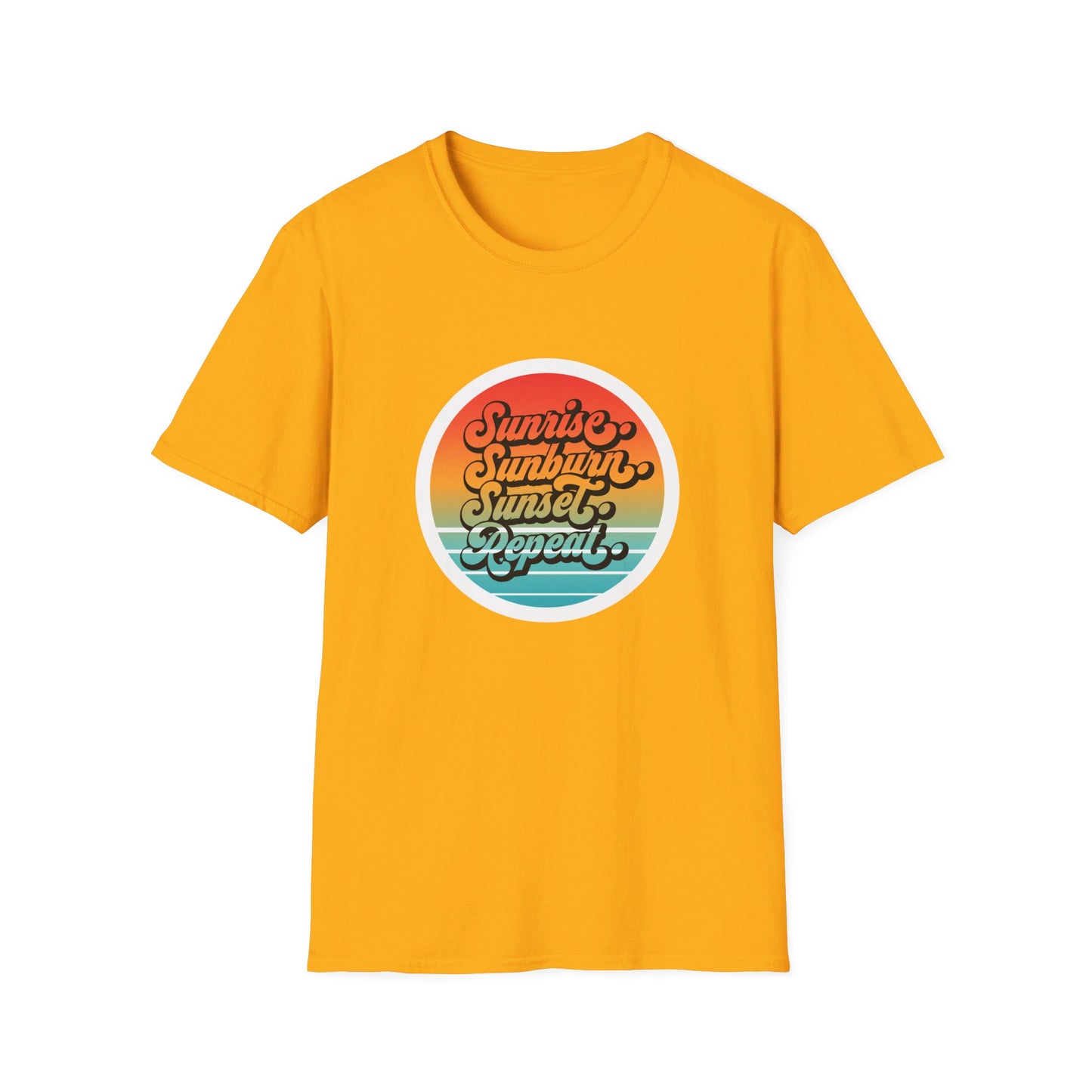 Sunrise, Sunburn, Sunset, Repeat Summer Vacation T-Shirt