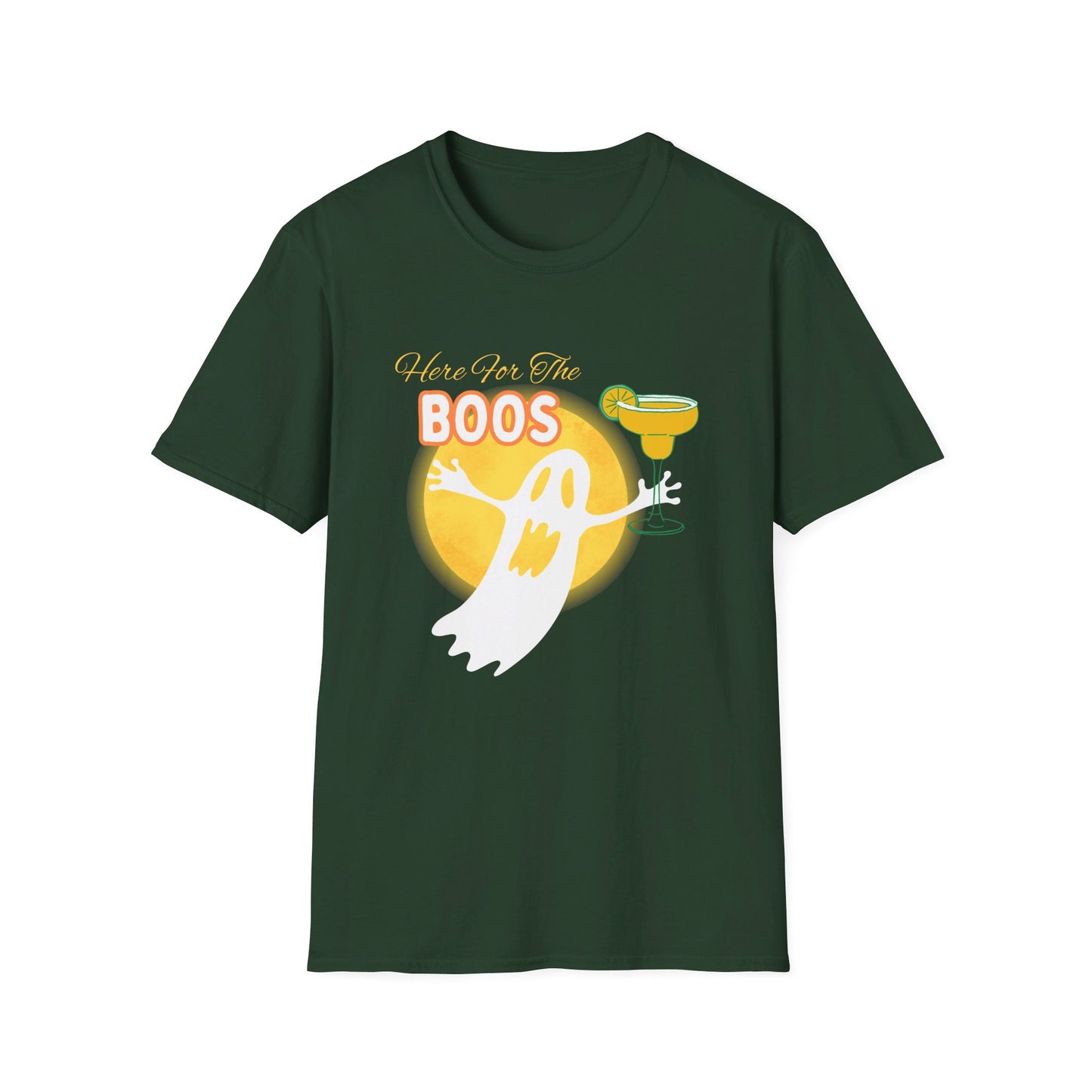 Here for the Boos Margarita Ghost Halloween Party T-Shirt