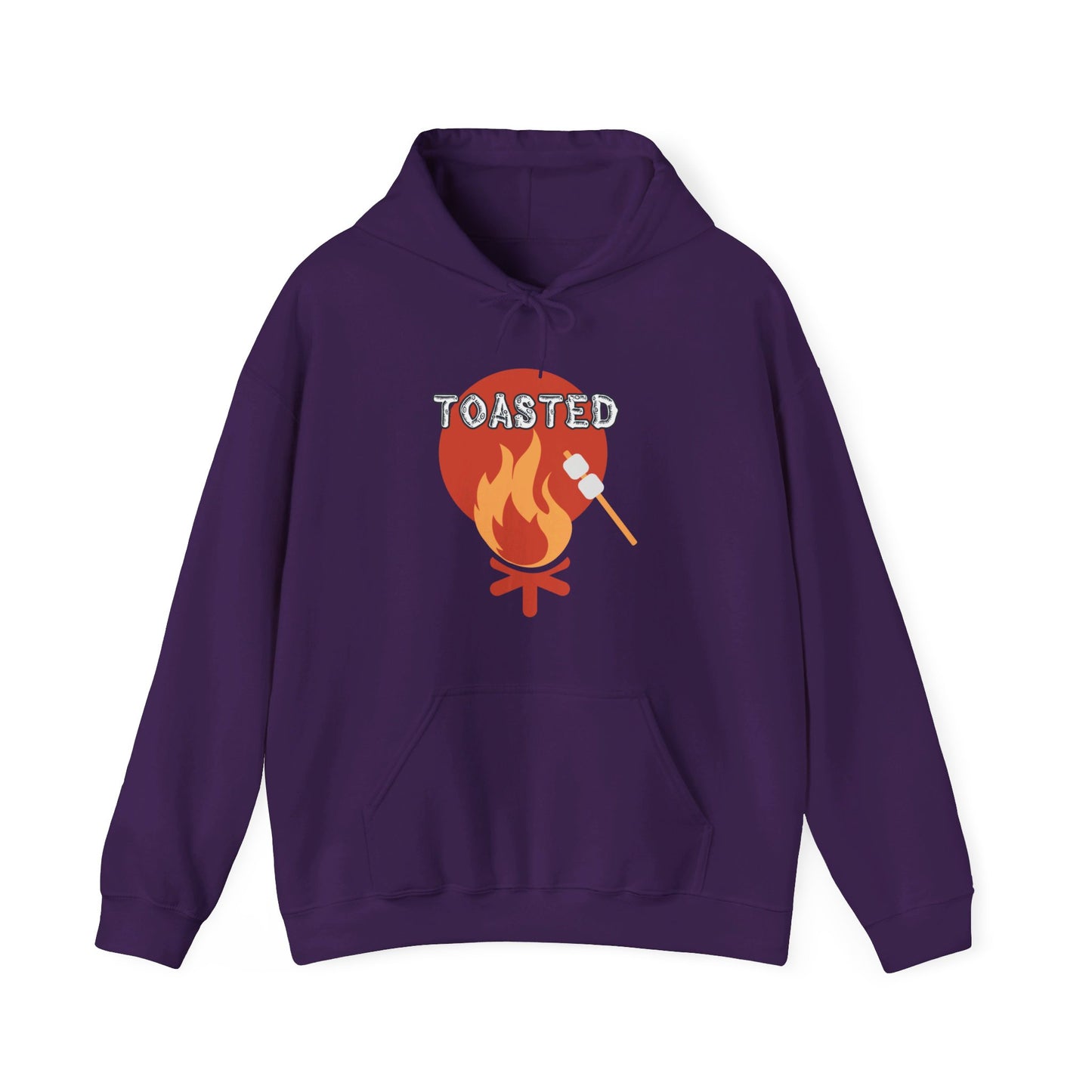 Toasted Campfire Hoodie Camping S'mores Hooded Sweatshirt