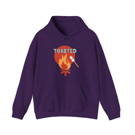 Toasted Campfire Hoodie Camping S'mores Hooded Sweatshirt