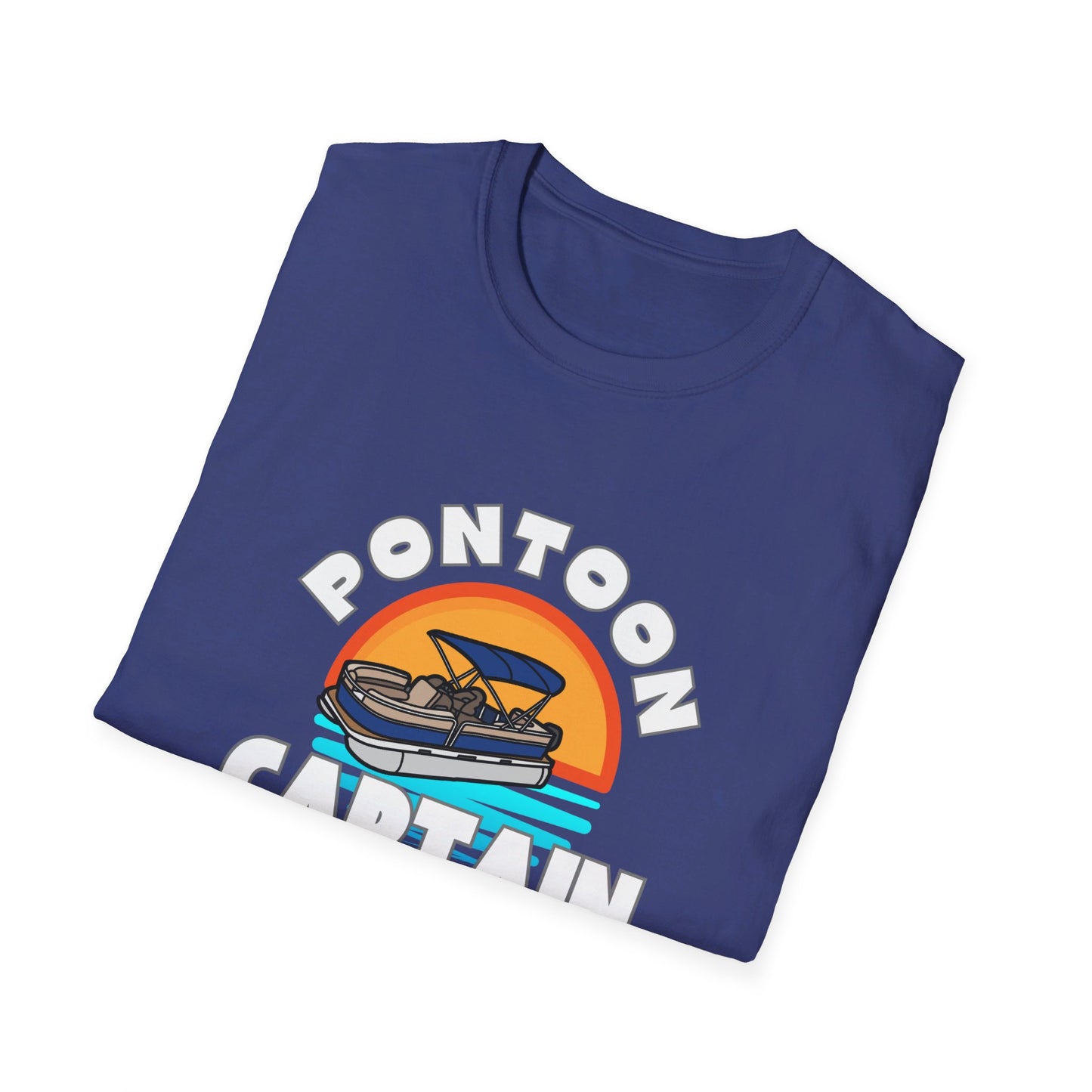 Pontoon Captain My Boat My Rules Funny Summer Boating T-Shirt