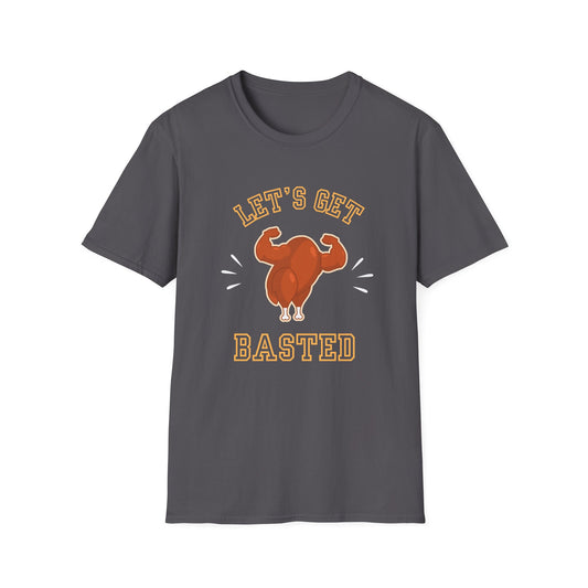 Let's Get Basted Funny Friendsgiving Thanksgiving T-Shirt