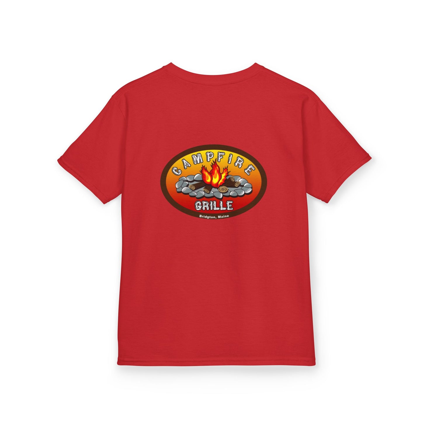 Kids Campfire Grille Tee, Kid's Shirt, Summer Camp Outfit, Outdoor Fun Apparel, Gift for Nature Lovers, Family BBQ