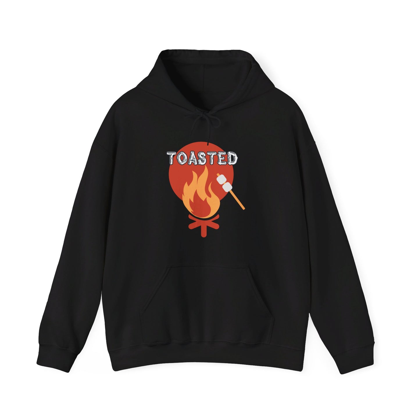 Toasted Campfire Hoodie Camping S'mores Hooded Sweatshirt