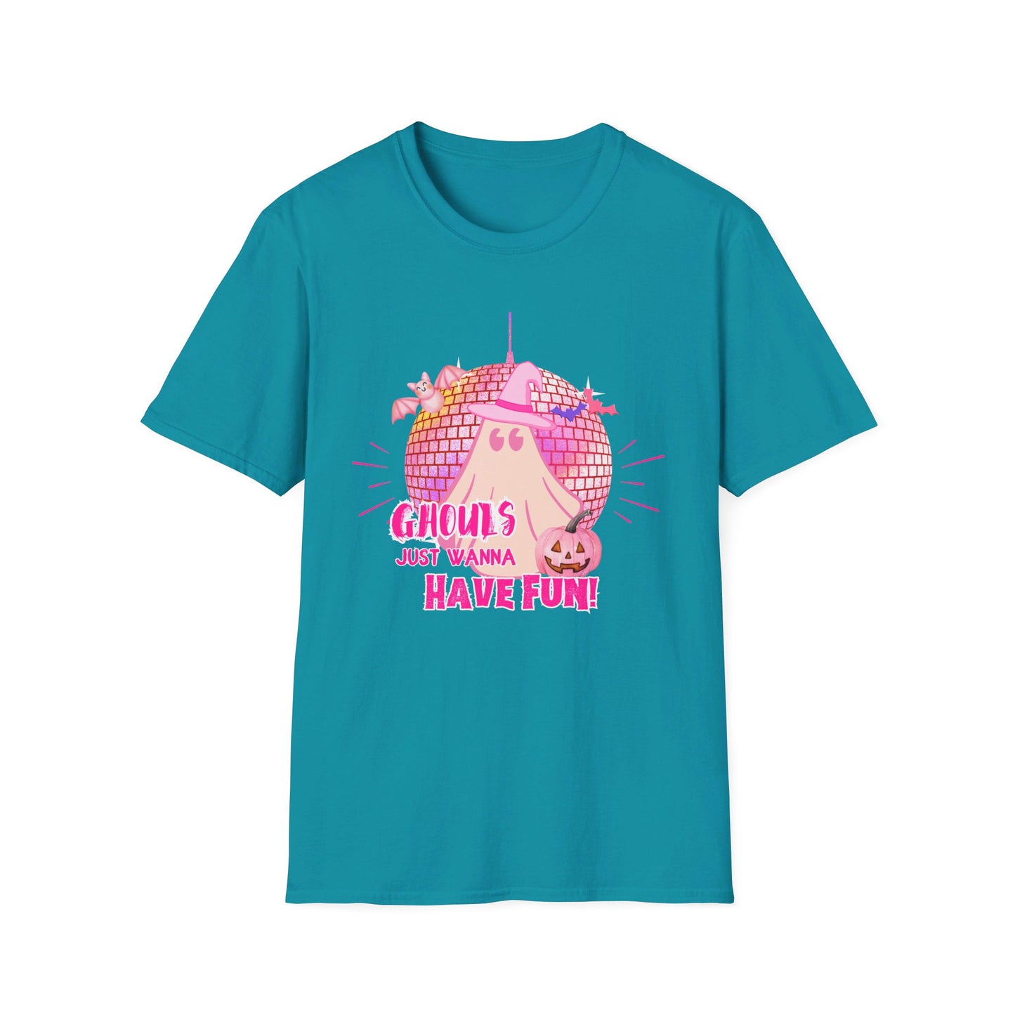Ghouls Just Wanna Have Fun Cute Disco Ghost T-Shirt