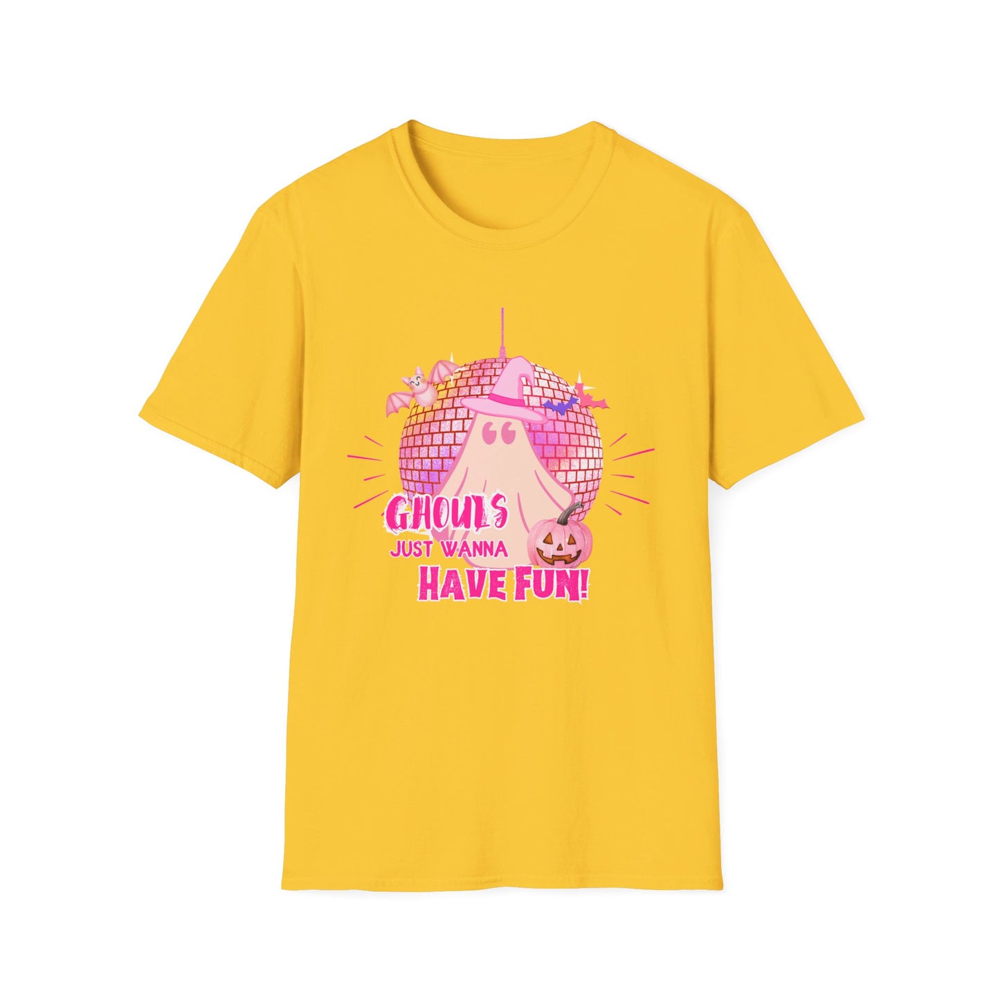 Ghouls Just Wanna Have Fun Cute Disco Ghost T-Shirt
