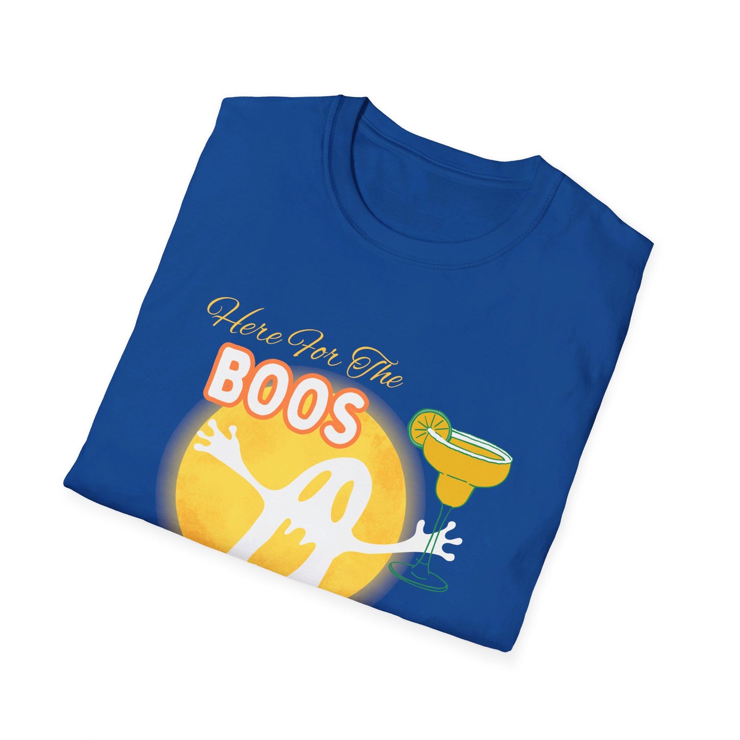 Here for the Boos Margarita Ghost Halloween Party T-Shirt