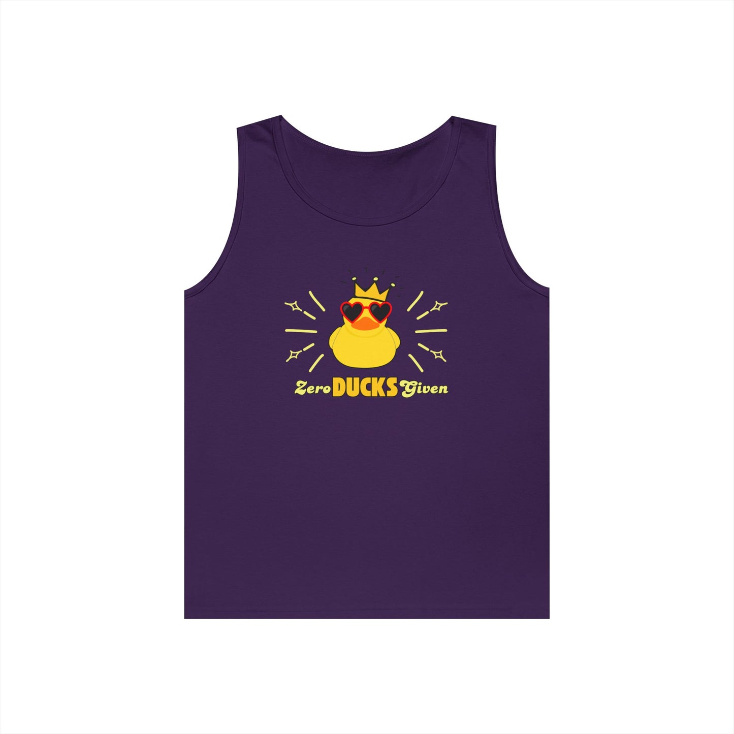 Zero Ducks Given Funny Ducky Tank Top