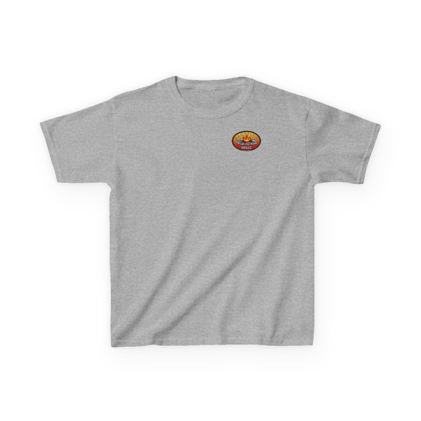 Kids Campfire Grille Tee, Kid's Shirt, Summer Camp Outfit, Outdoor Fun Apparel, Gift for Nature Lovers, Family BBQ