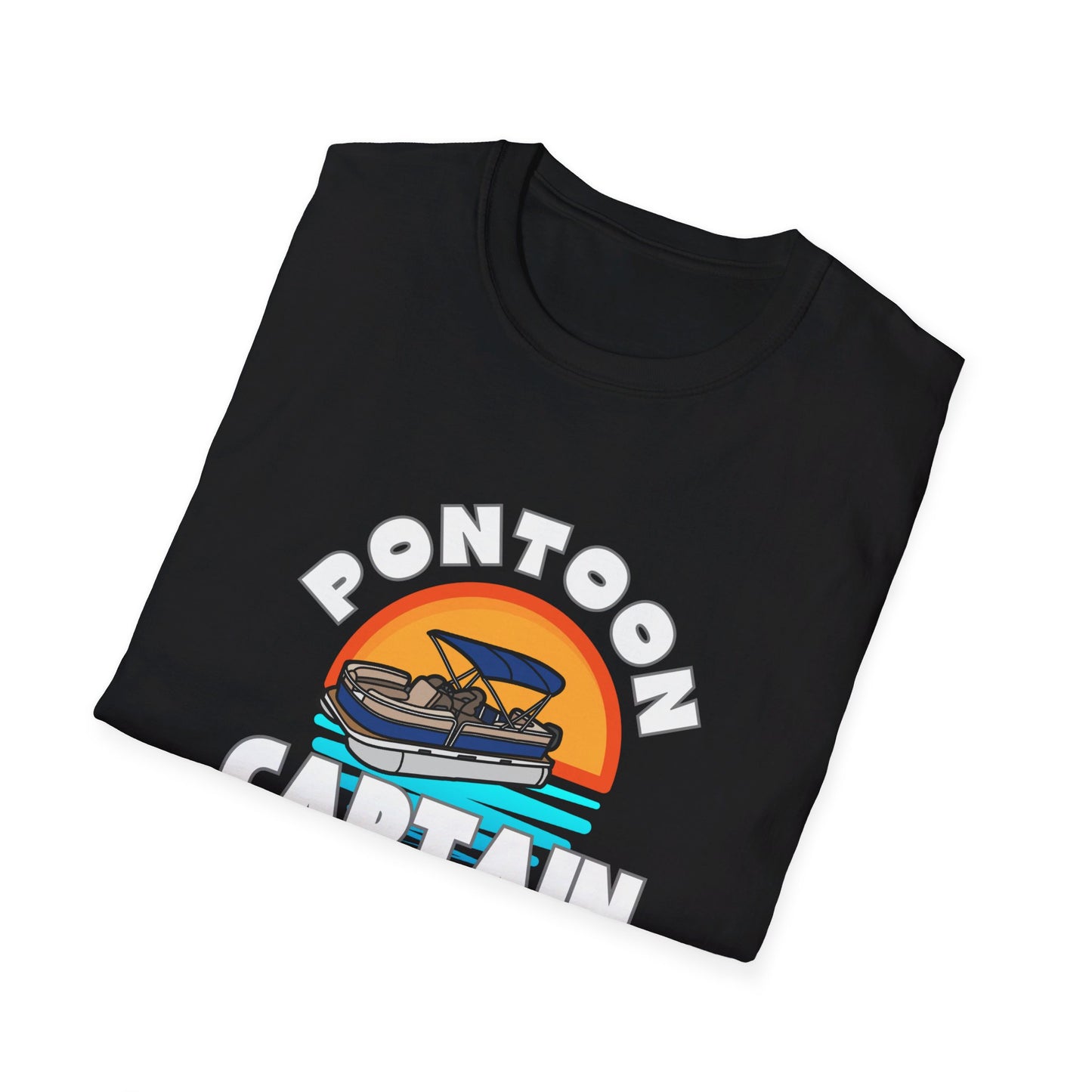 Pontoon Captain My Boat My Rules Funny Summer Boating T-Shirt