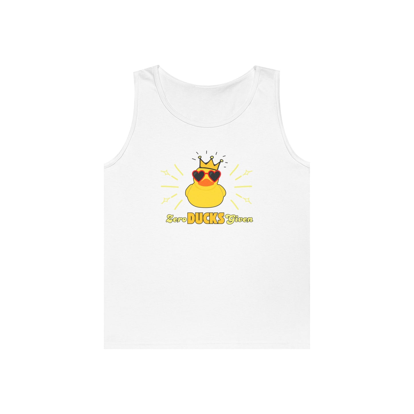 Zero Ducks Given Funny Ducky Tank Top