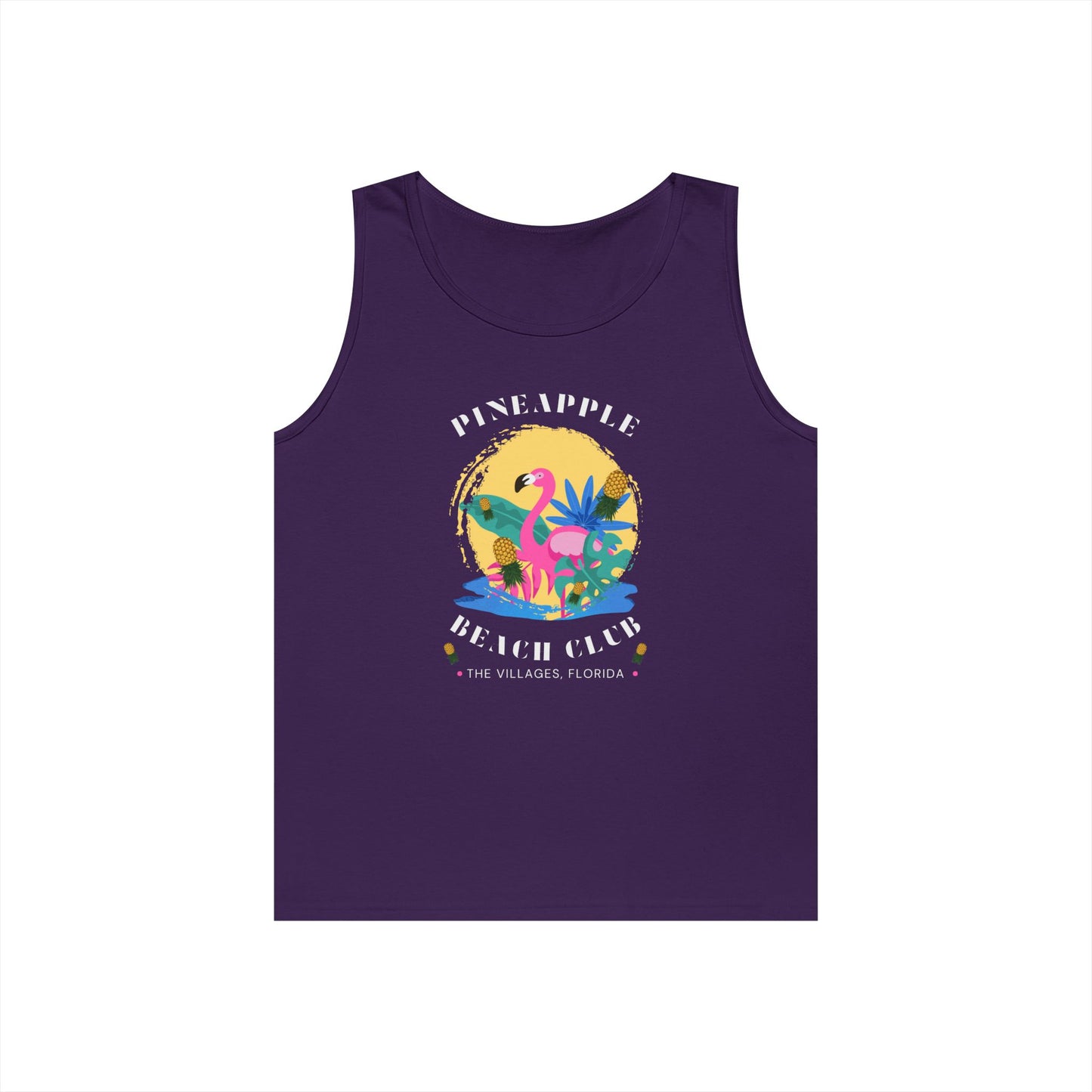 Pineapple Beach Club, The Villages FL Swinger Pineapple Tank Top