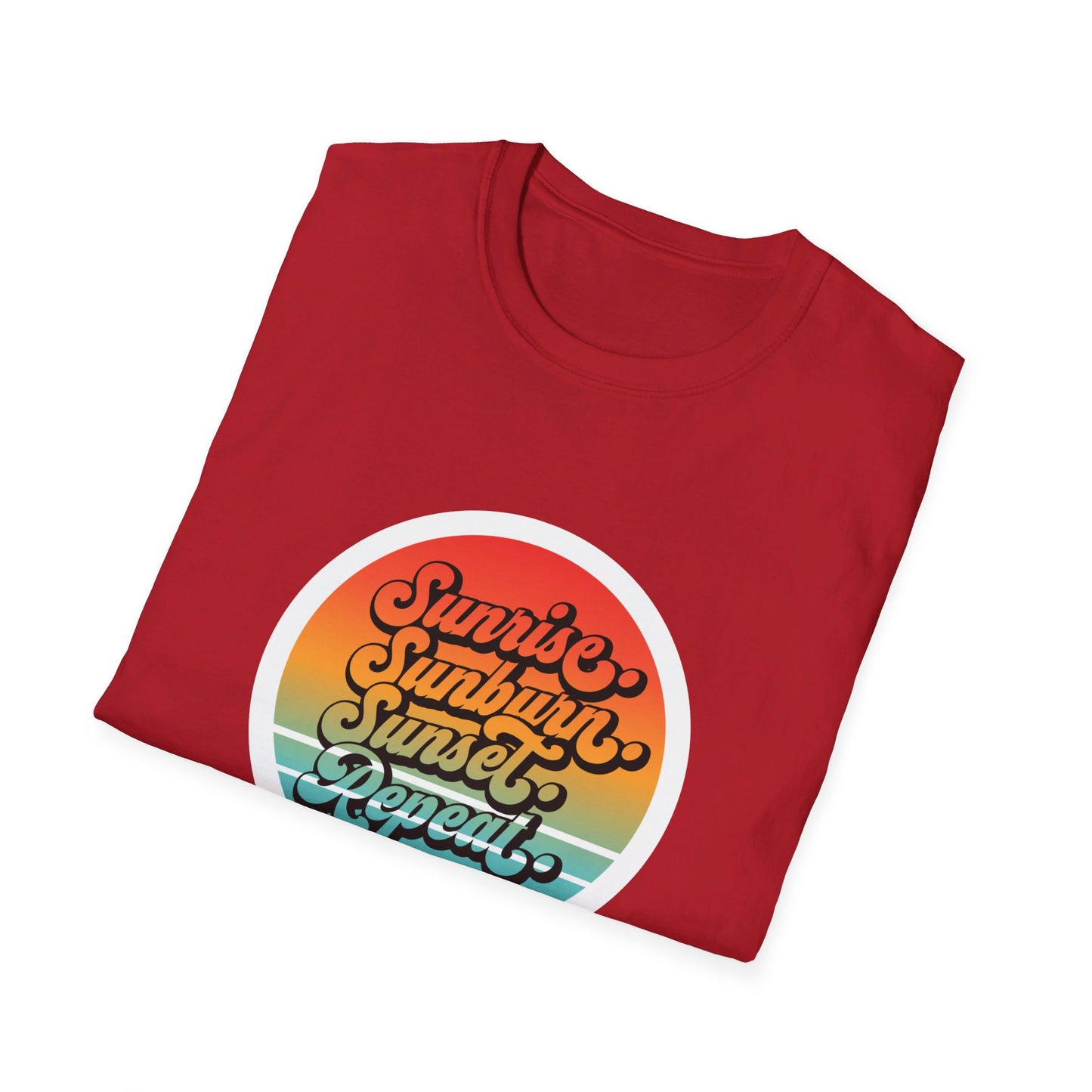Sunrise, Sunburn, Sunset, Repeat Summer Vacation T-Shirt