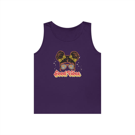 Mushroom Hippie Chick Good Vibes Tank Top