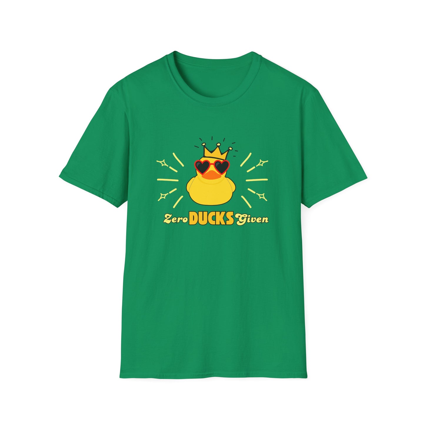 Zero Ducks Given Funny Ducky T-Shirt