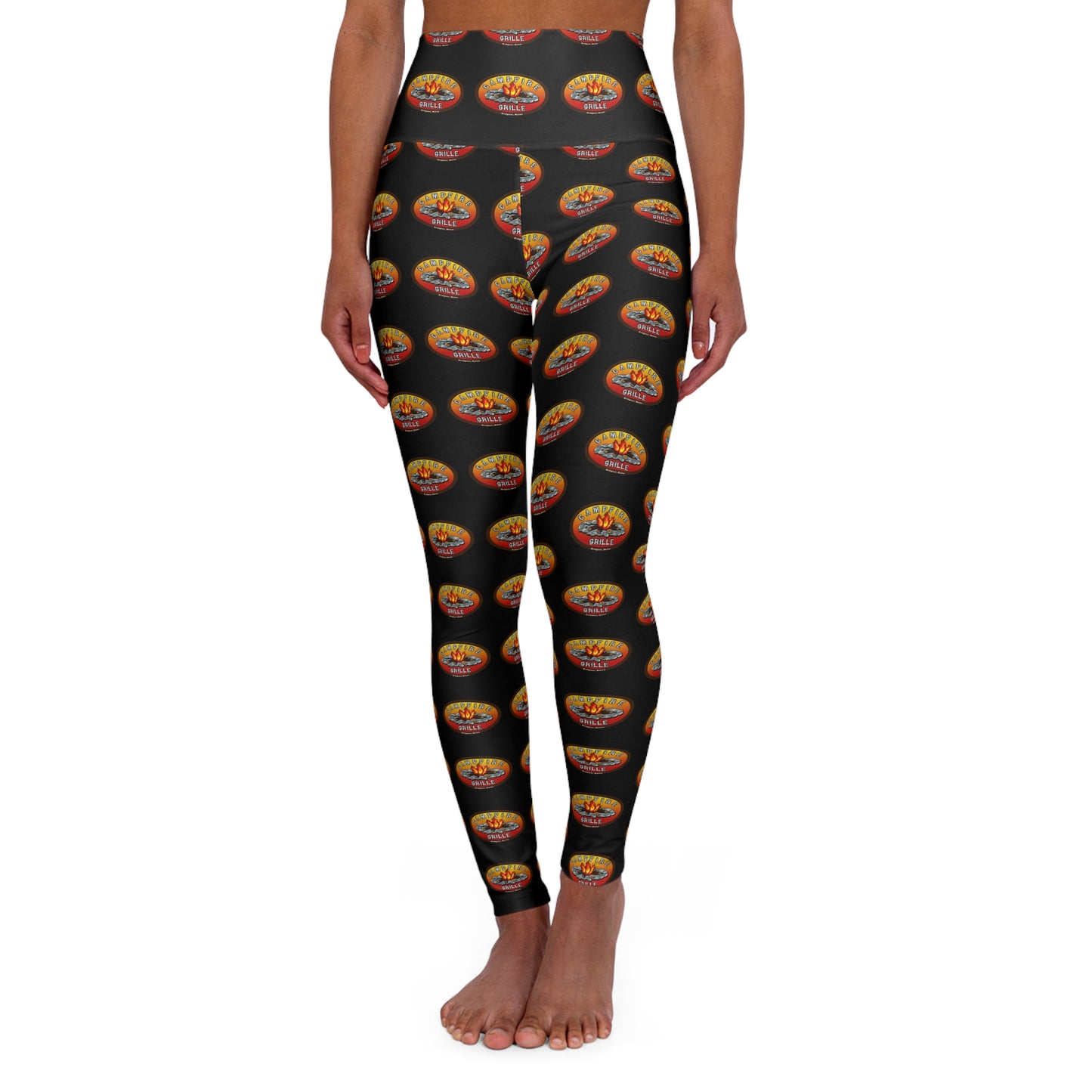 CFG Bold High Waisted Yoga Leggings - Perfect for Fitness Enthusiasts & Yoga Lovers