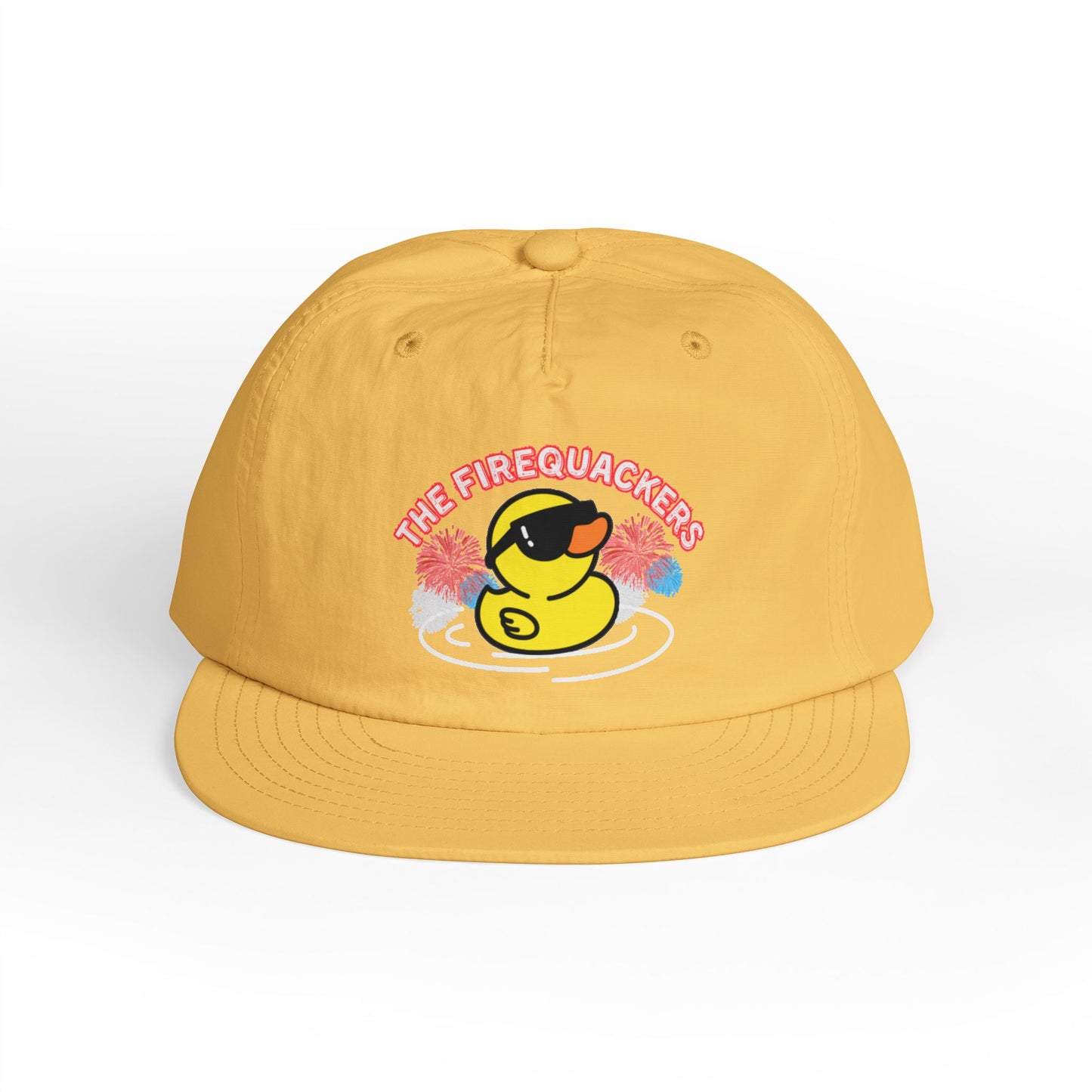 Summer Surf Cap with Firequackers Duck Design