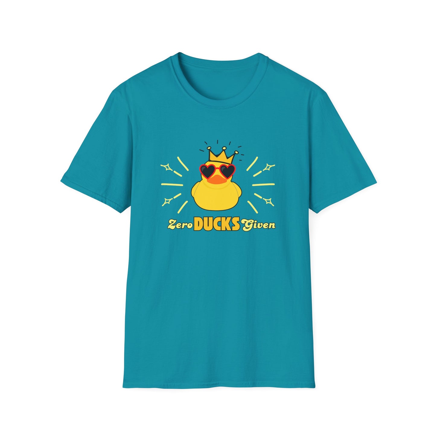 Zero Ducks Given Funny Ducky T-Shirt