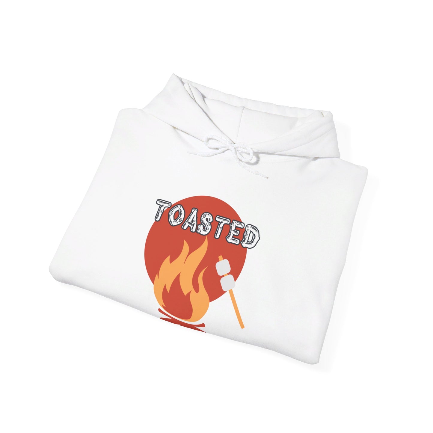Toasted Campfire Hoodie Camping S'mores Hooded Sweatshirt
