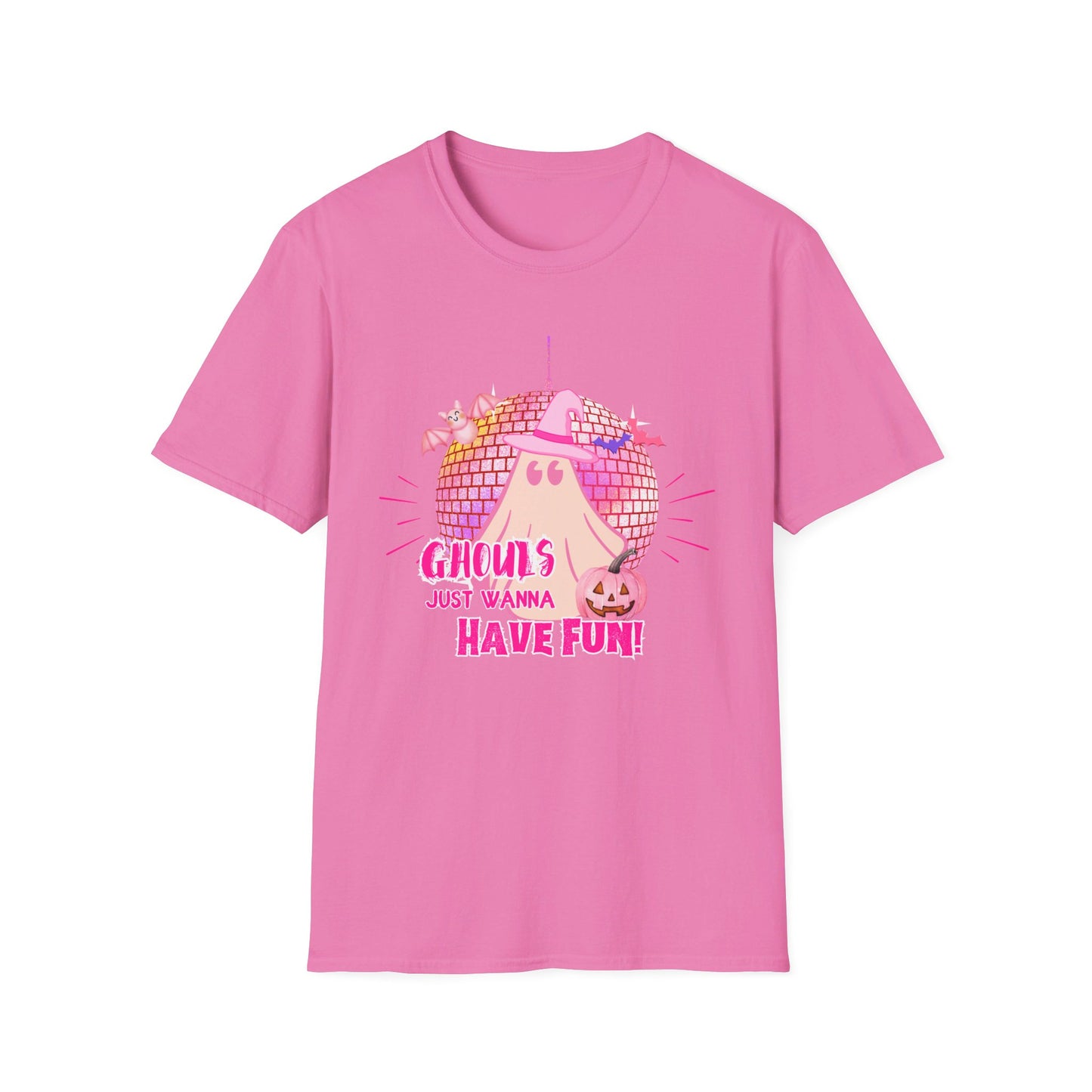 Ghouls Just Wanna Have Fun Cute Disco Ghost T-Shirt