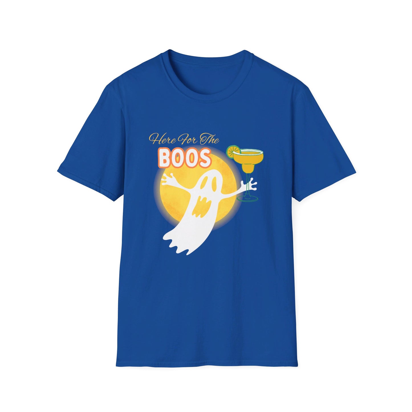 Here for the Boos Margarita Ghost Halloween Party T-Shirt
