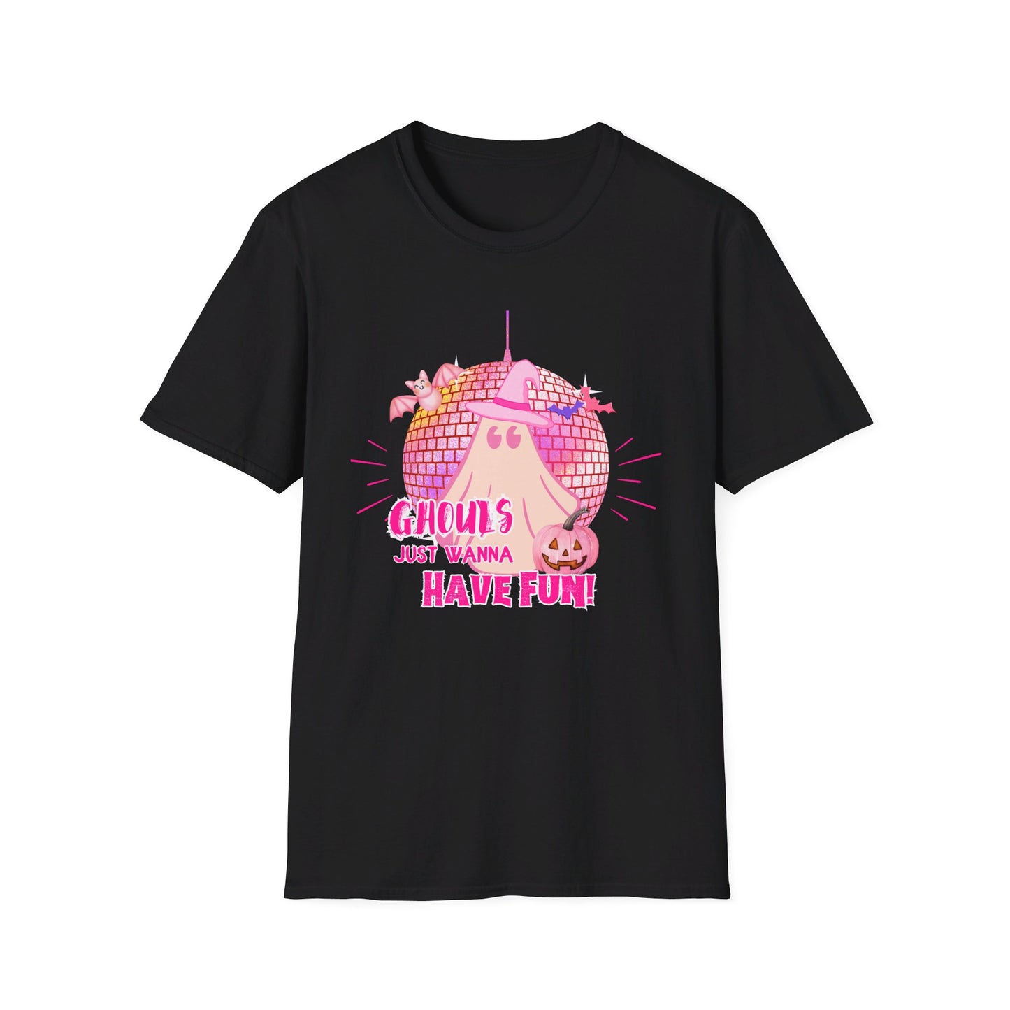 Ghouls Just Wanna Have Fun Cute Disco Ghost T-Shirt