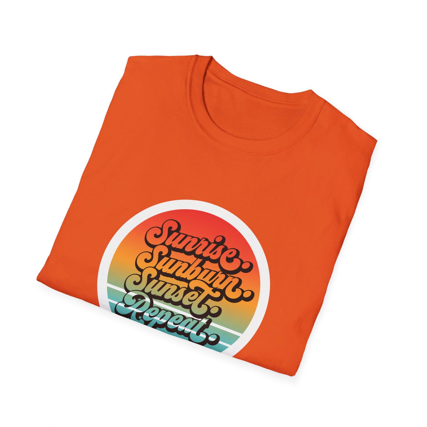Sunrise, Sunburn, Sunset, Repeat Summer Vacation T-Shirt