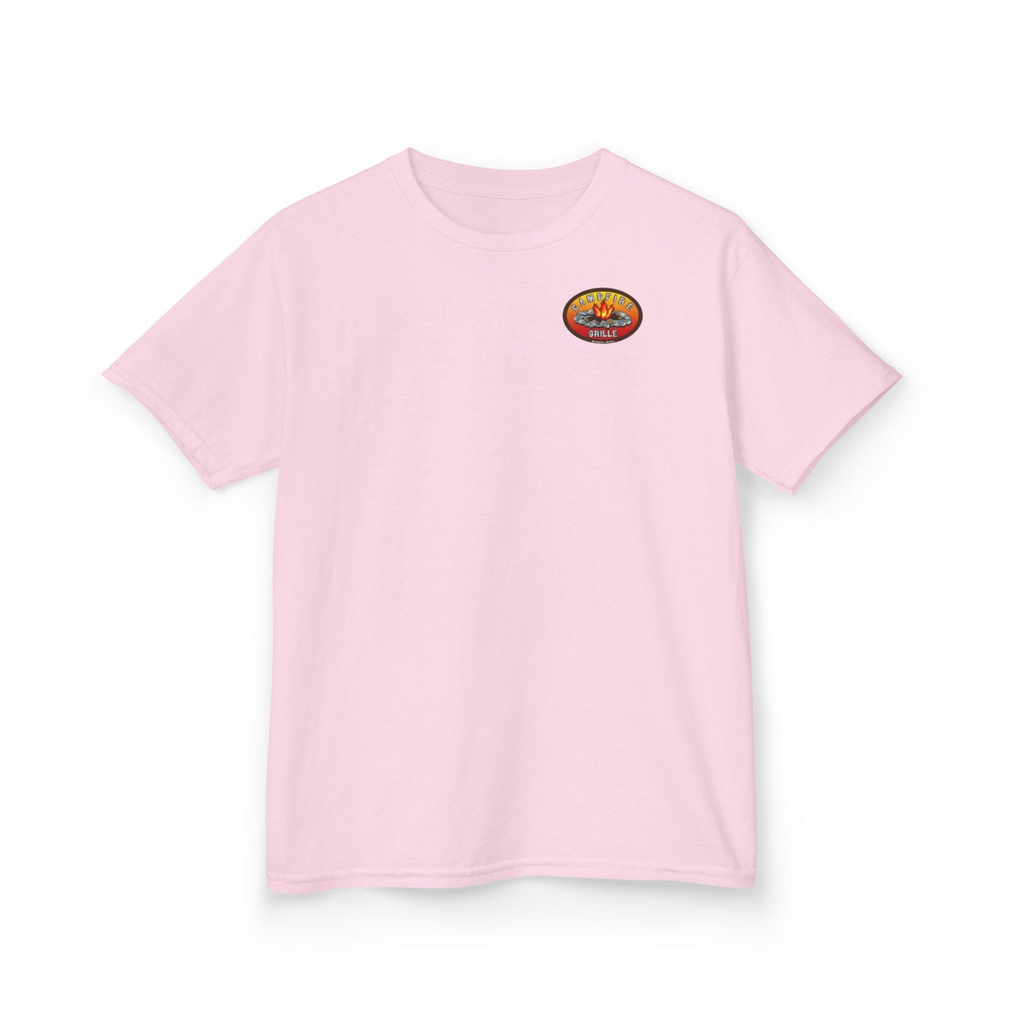Kids Campfire Grille Tee, Kid's Shirt, Summer Camp Outfit, Outdoor Fun Apparel, Gift for Nature Lovers, Family BBQ