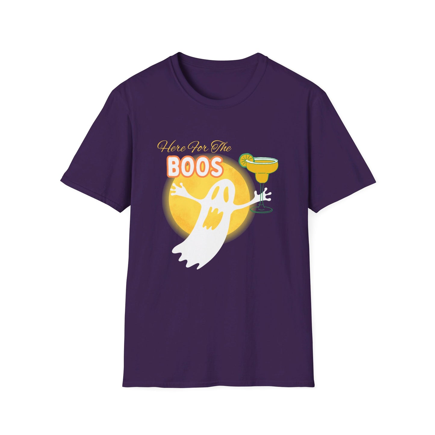 Here for the Boos Margarita Ghost Halloween Party T-Shirt