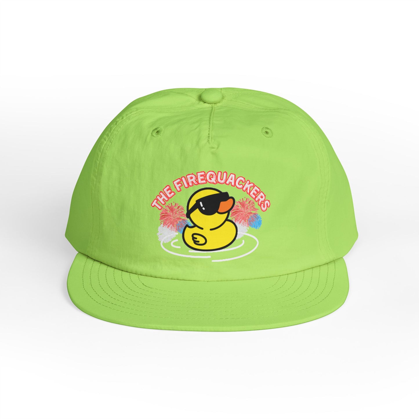 Summer Surf Cap with Firequackers Duck Design