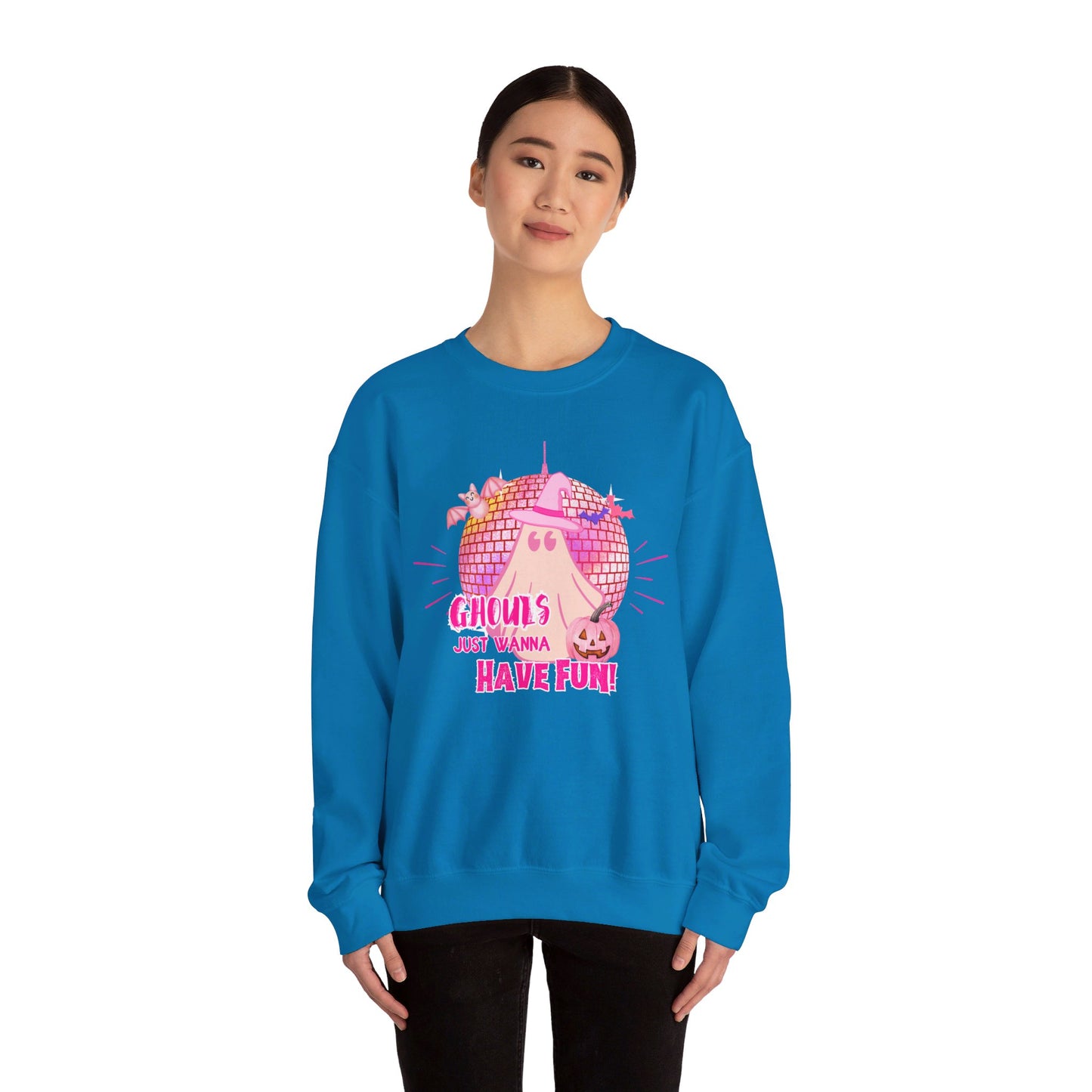 Ghouls Just Wanna Have Fun Disco Halloween Party Sweatshirt